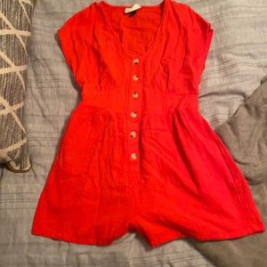 Red romper